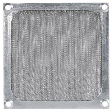 Fan filter/grill - 120mm - Silver