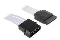 BitFenix Molex to SATA adapter - 45cm - White