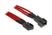 BitFenix 3-pin Extension cable - 60cm - Red