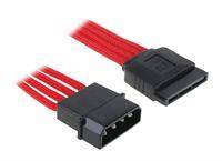 BitFenix Molex to SATA adapter - 45cm - Red