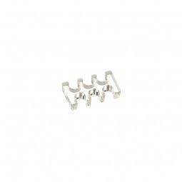 Cable Comb - 6-Slot 3mm - Clear