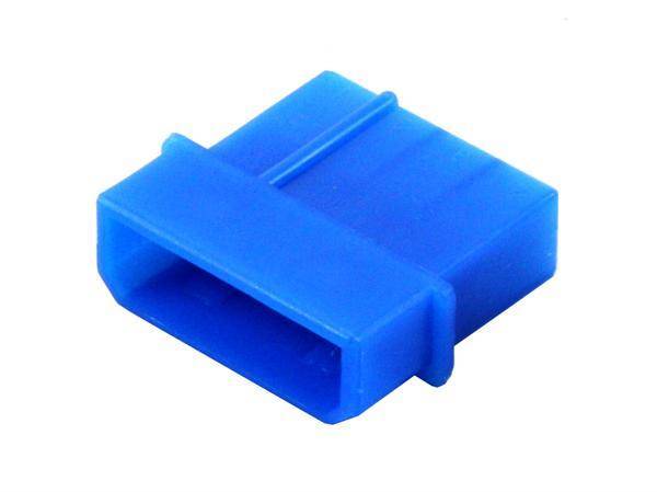 4-pin Molex Connector - Male - UV Blue - Buy at CoolerKit.com