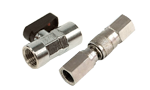 Quick-release fittings & ball valves