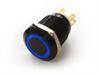 Lamptron Illuminated Switch Ring Type - Black / Blue