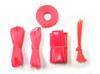 Vantec Cable Sleeving Kit - UV Red